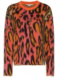 STELLA MCCARTNEY LEOPARD PRINT MOHAIR JUMPER - 8490 - MULTICOLOURS at Farfetch